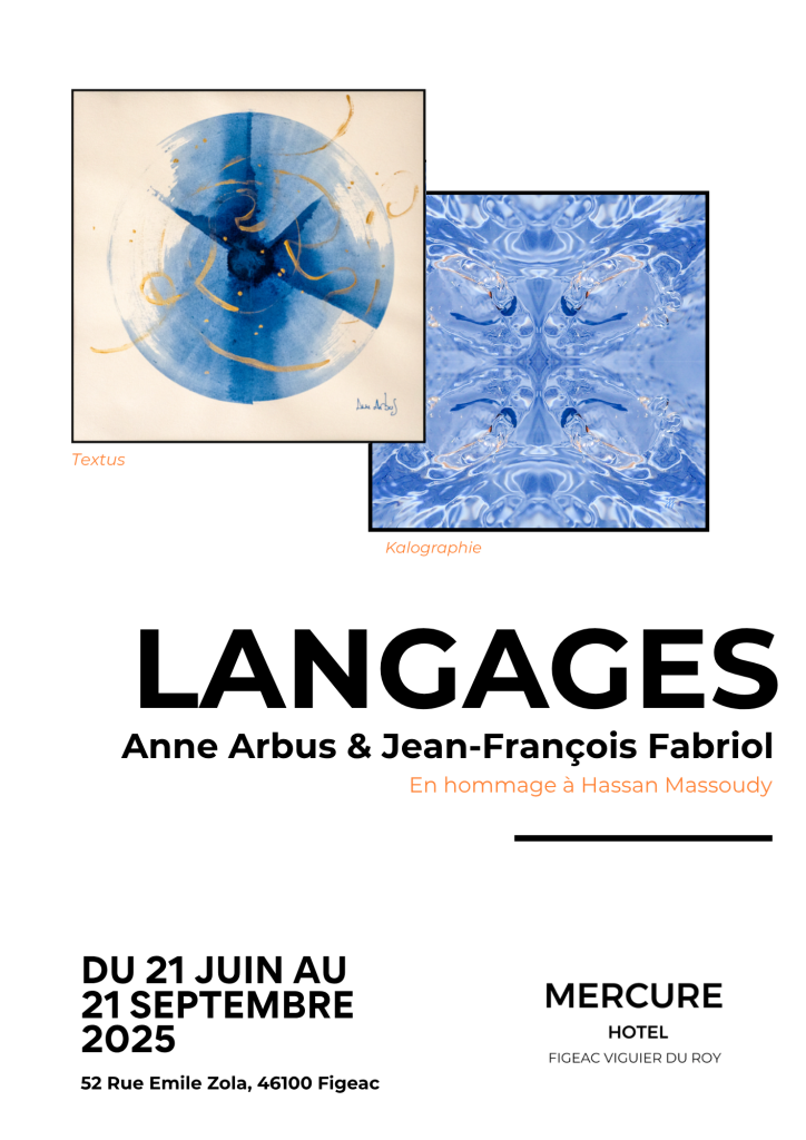Languages" exhibition afiiche expo figeac afiiche expo figeac